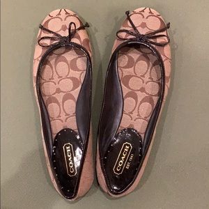 Coach signature ballet flats
